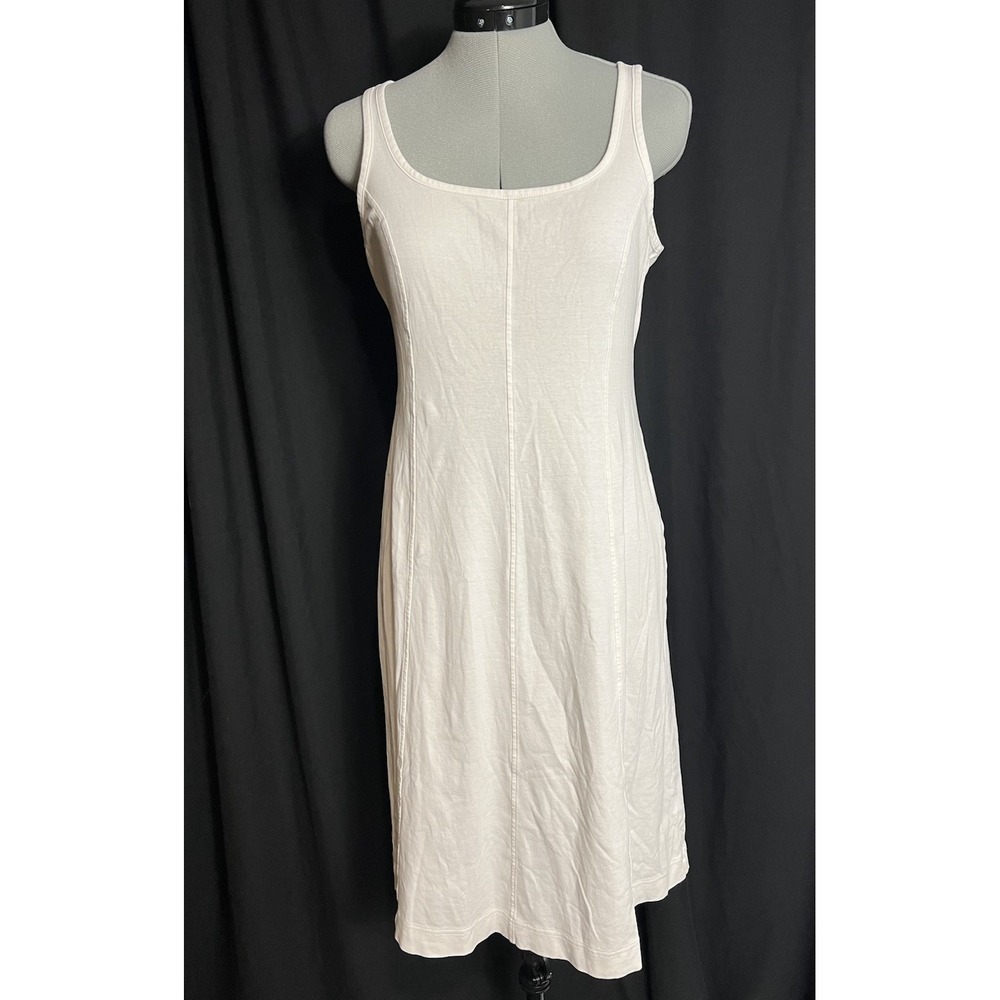 Everlane Women's Size S 100% Cotton Little White Sleeveless Dress Light Weight.